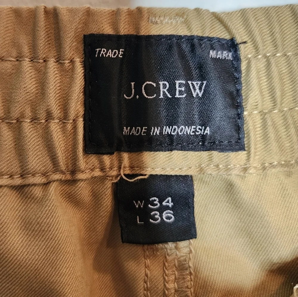 34×36 J. Crew 770 Straight-fit Khaki Performance Pants Men's Size‎ 34